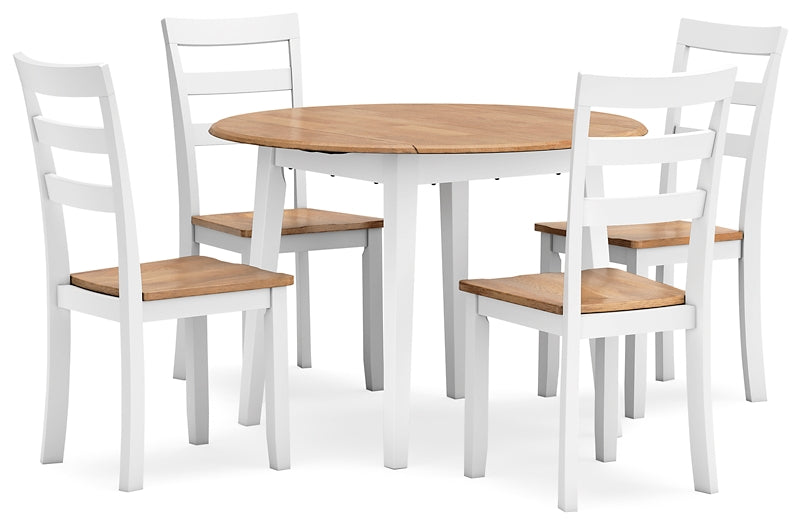 Gesthaven Dining Table and 4 Chairs