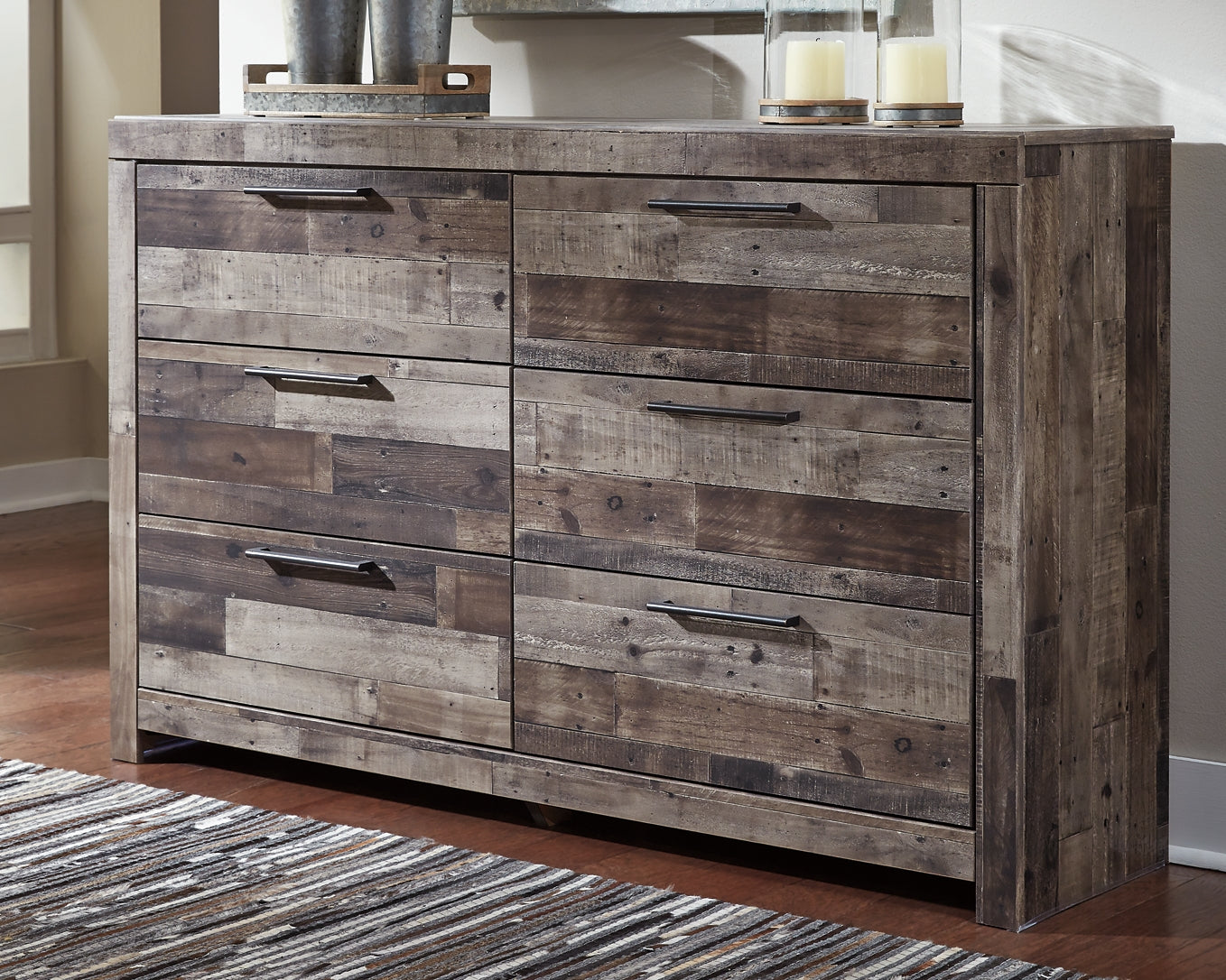 Derekson Six Drawer Dresser