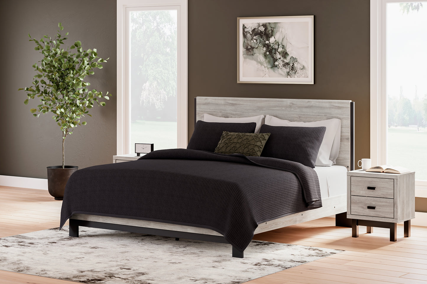 Vessalli Queen Panel Bed