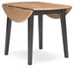 Gesthaven Round DRM Drop Leaf Table