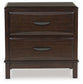 Vanmore Two Drawer Night Stand