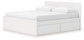 Onita King Panel Platform Bed with 2 Side Storage