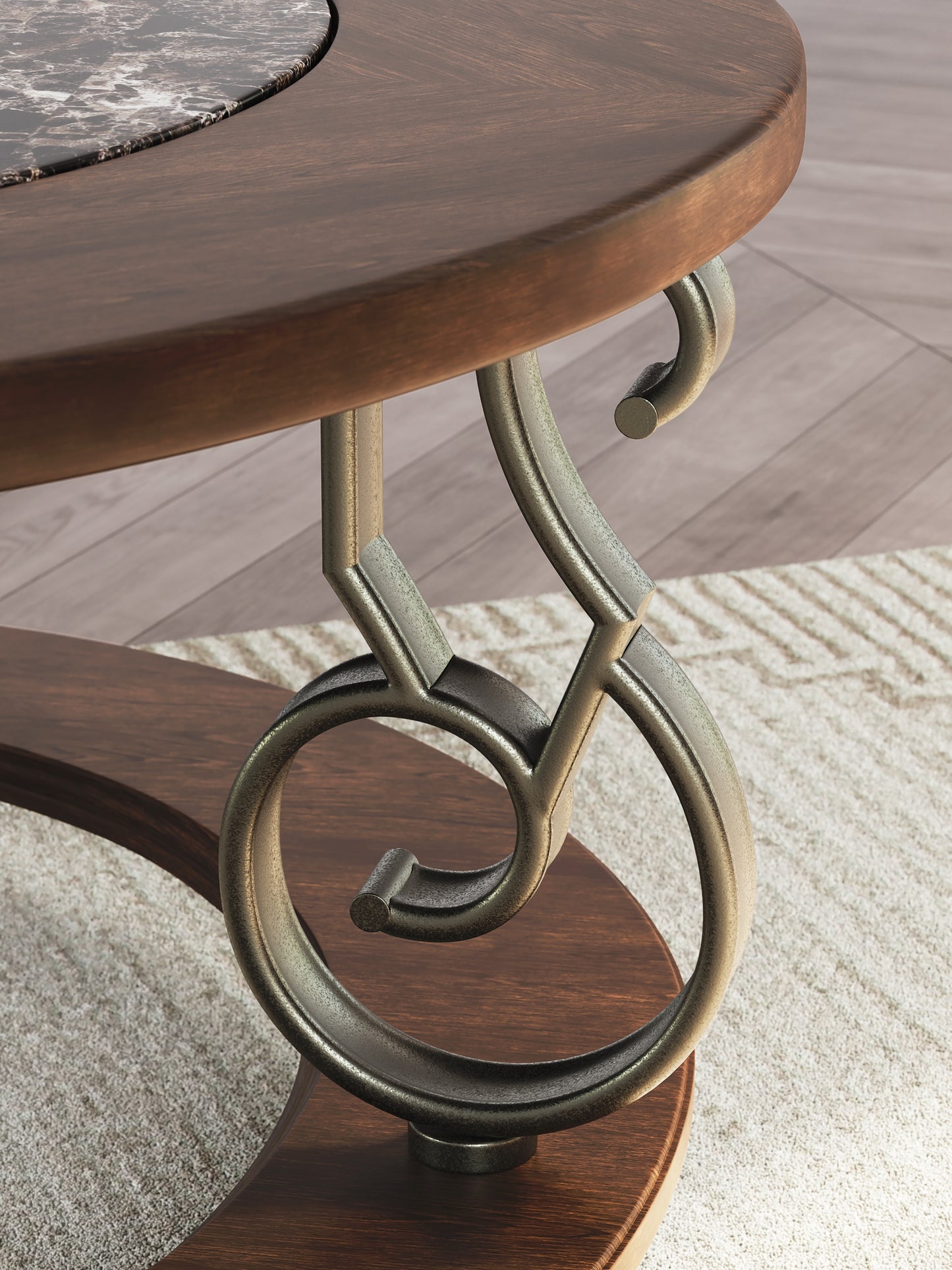 Frallyn Round Cocktail Table