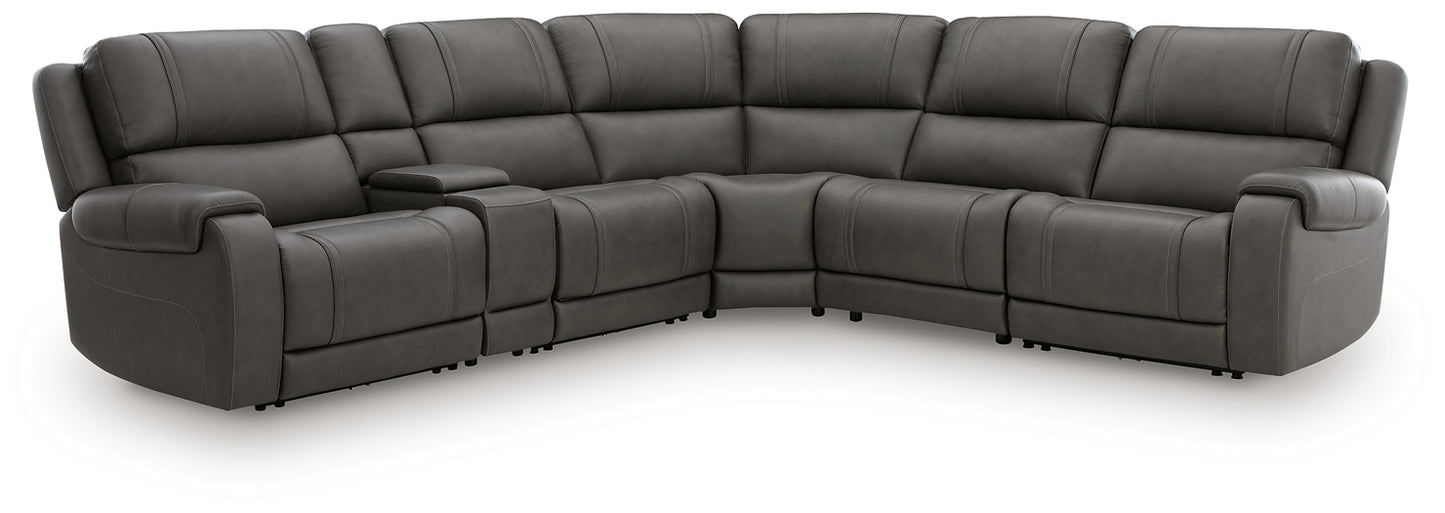 5Z - Pittson 6-Piece Power Reclining Sectional