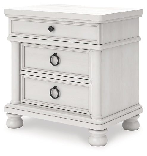 Rowlenstown Queen Poster Bed, Dresser, Mirror and Nightstand