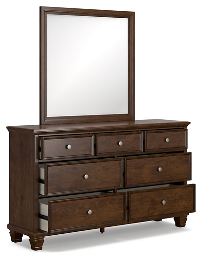 Danabrin Full Panel Storage Bed, Dresser, Mirror and Nightstand