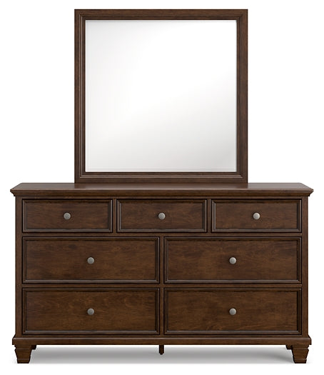 Danabrin Twin Panel Storage Bed, Dresser, Mirror and Nightstand