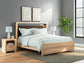 Kinlanni King Upholstered Panel Bed, Dresser and Mirror