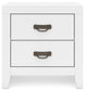 Binterglen Queen Panel Bed with Mirrored Dresser and Nightstand