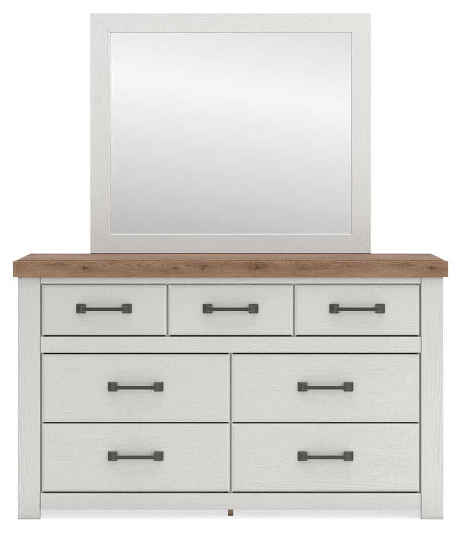 Savonport Queen Panel Bed, Dresser, Mirror, Chest and Nightstand