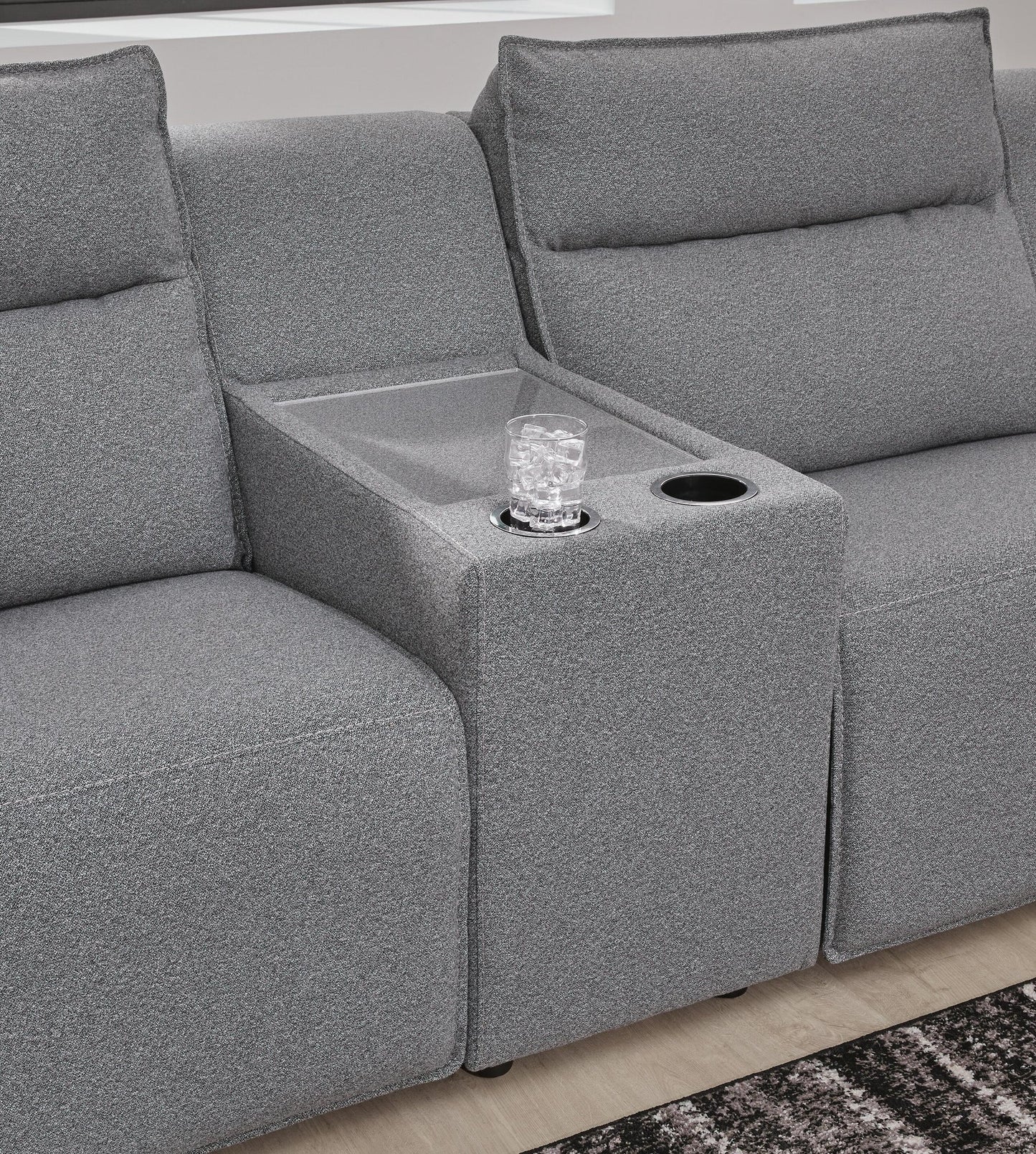 Modmax II 5-Piece Power Reclining Sectional with Chaise and Consoles