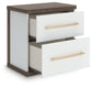 Kendanport Two Drawer Night Stand