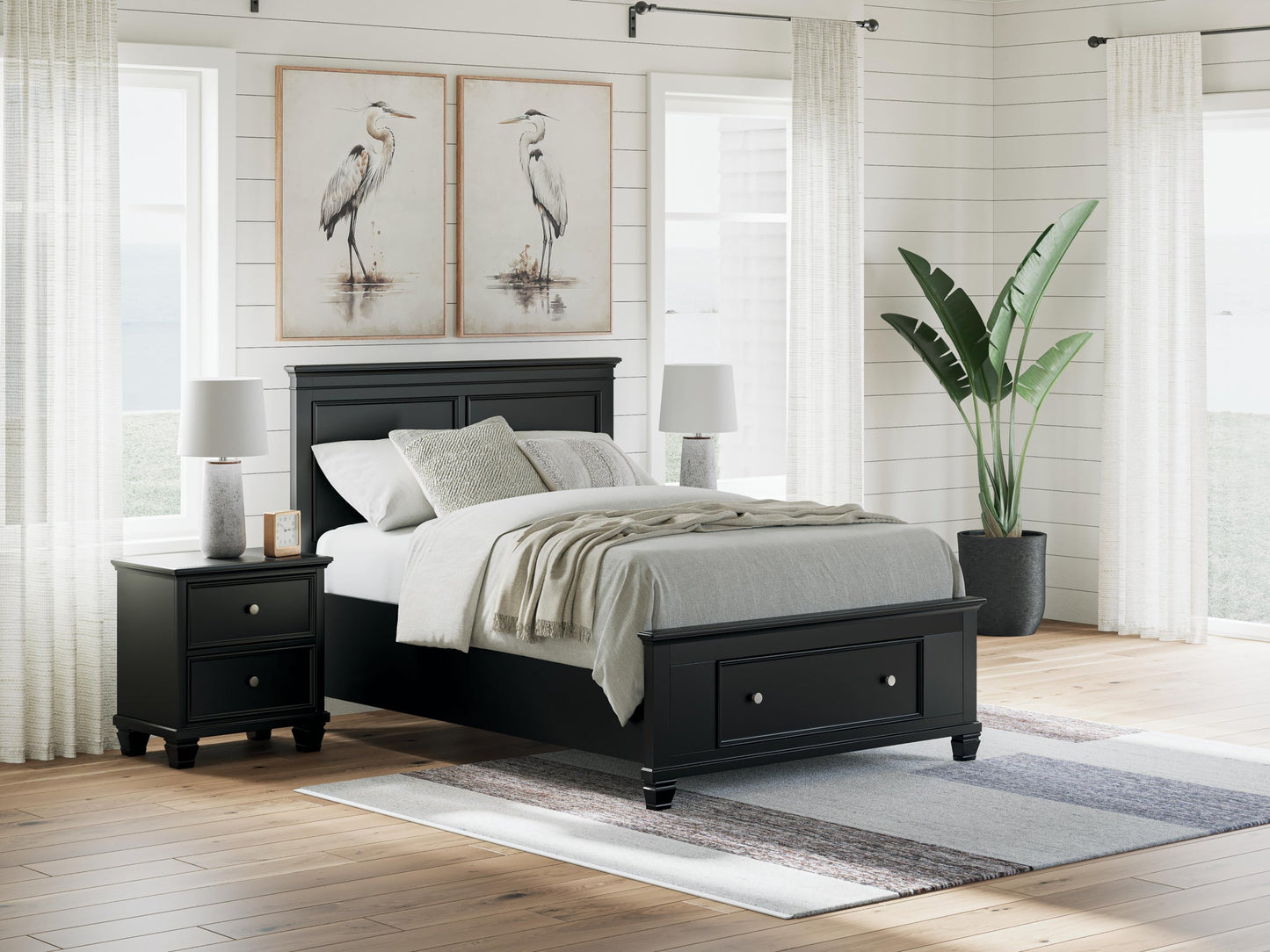 Lanolee Full Panel Storage Bed