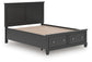 Lanolee Queen Panel Storage Bed