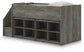 Frandern Twin Loft Bed with Bookcase Storage