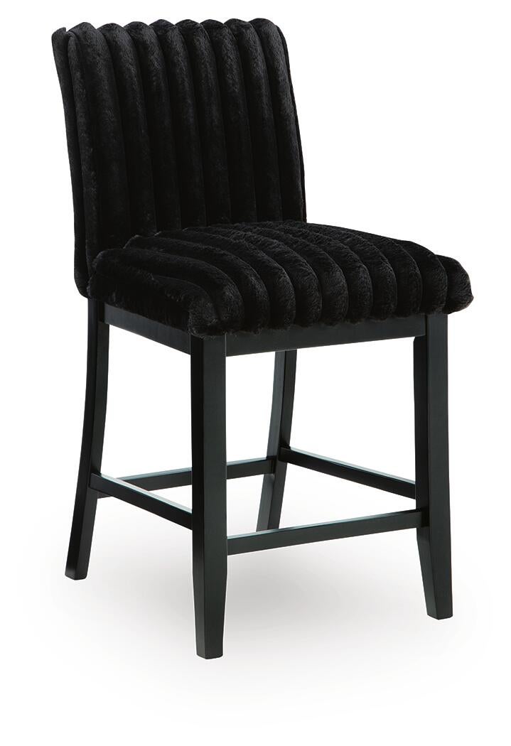 Mervannie Upholstered Barstool (2/CN)
