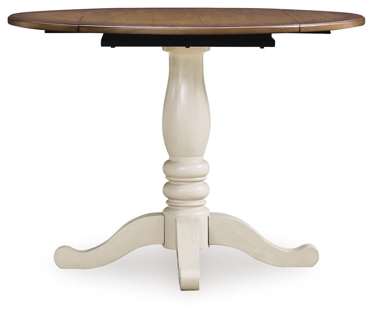 Wirloni Round DRM Drop Leaf Table