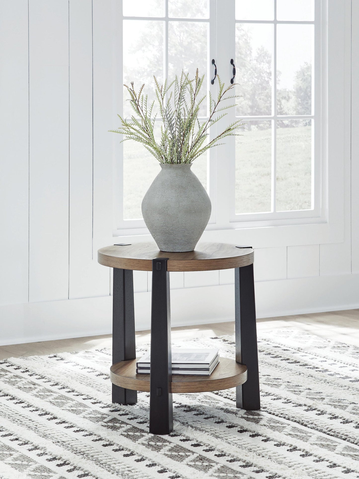 Ridgester Round End Table