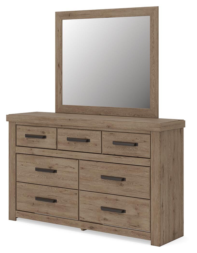 Oliandon Dresser and Mirror