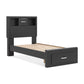 Stabotta Twin Bookcase Storage Bed