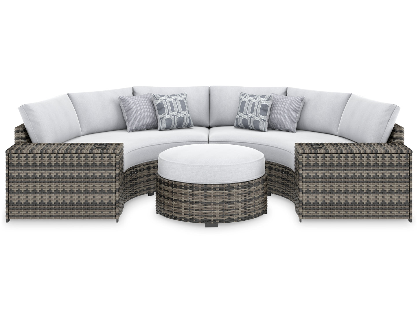 Harbor Court 4-Piece Outdoor Sectional with Ottoman