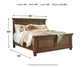 Flynnter Queen Panel Bed with Mirrored Dresser
