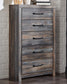 Drystan King Bookcase Bed with 4 Storage Drawers with Mirrored Dresser and Chest