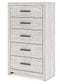 Cayboni Five Drawer Chest
